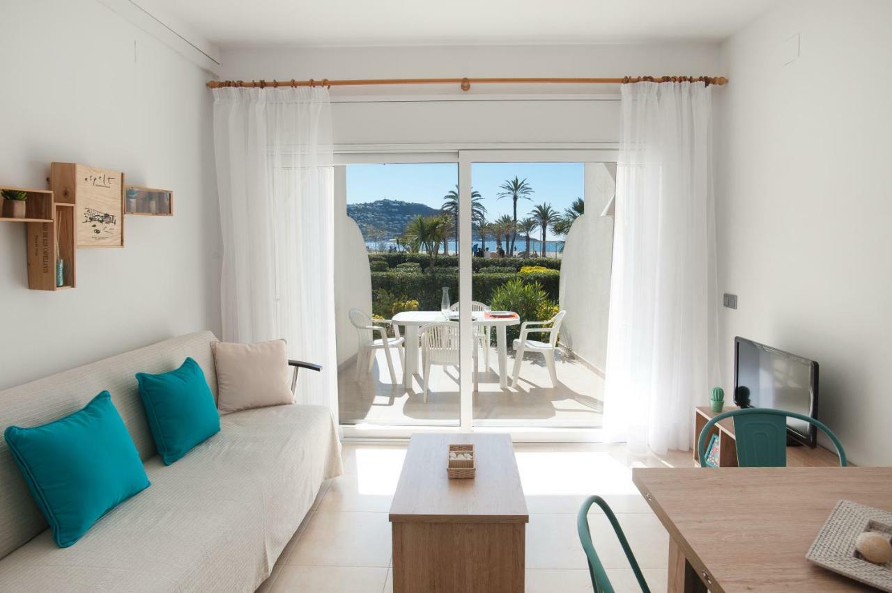 Apartamento A Pie De Playa, Climatizado Y Parking Roses Eksteriør billede